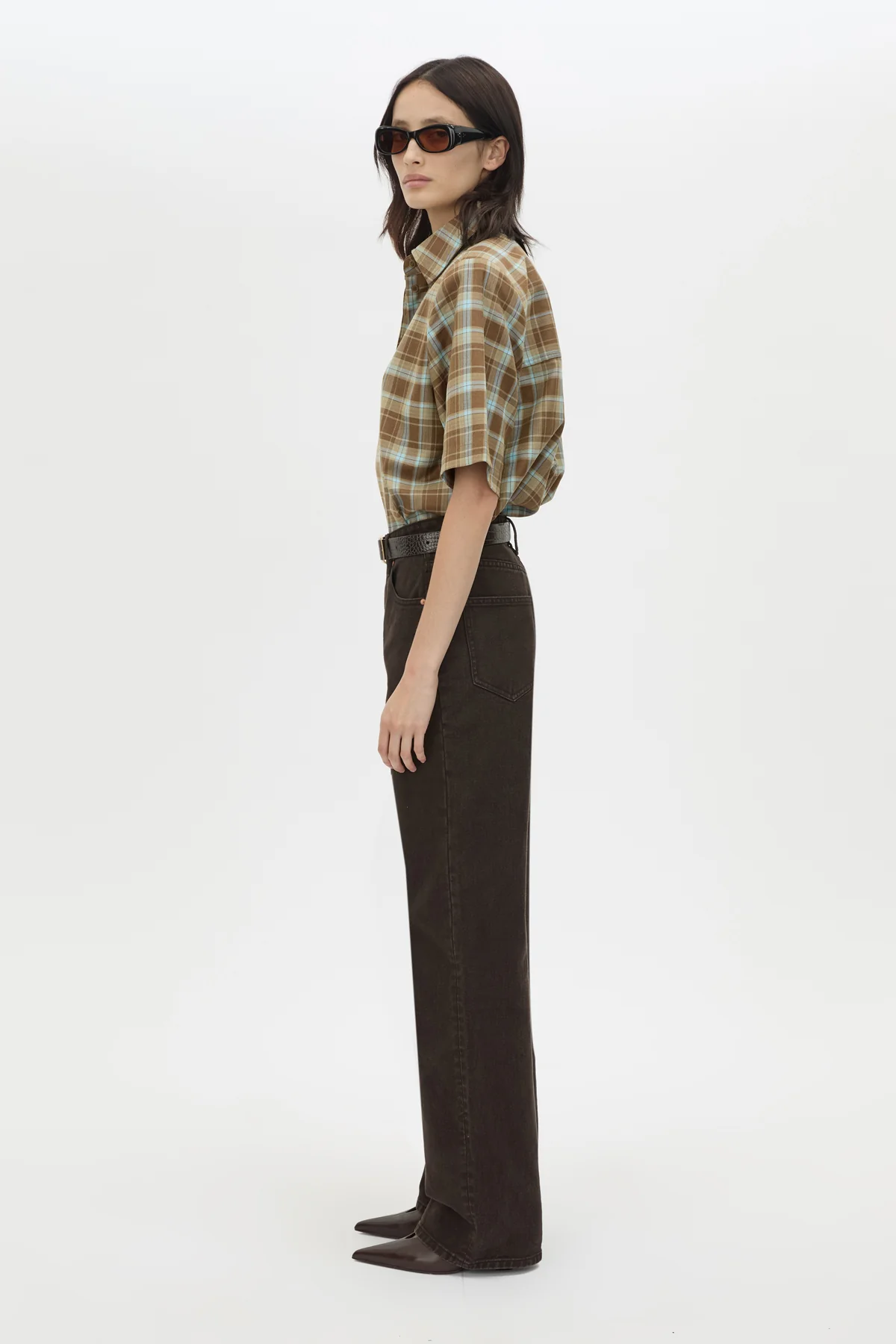 Arian Short Sleeve Check Shirt - Image 5