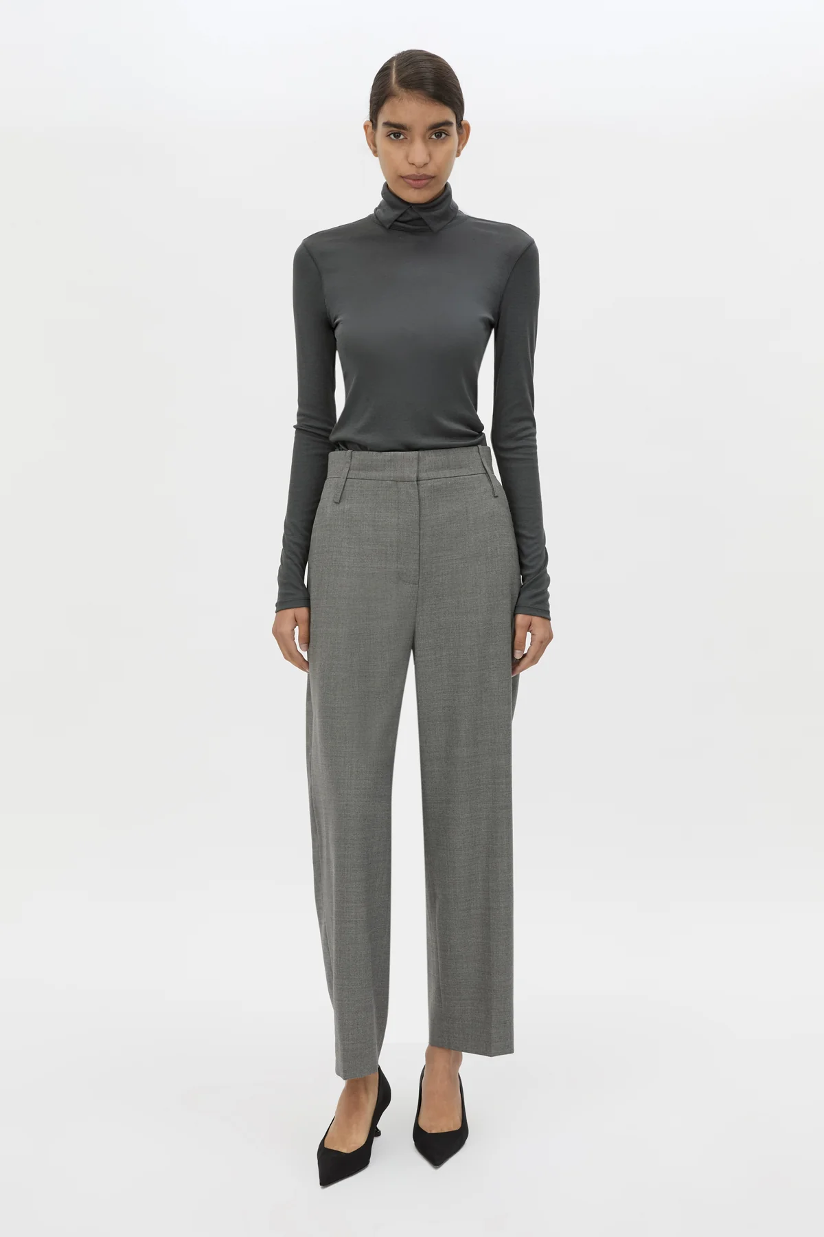Barre High Neck Top