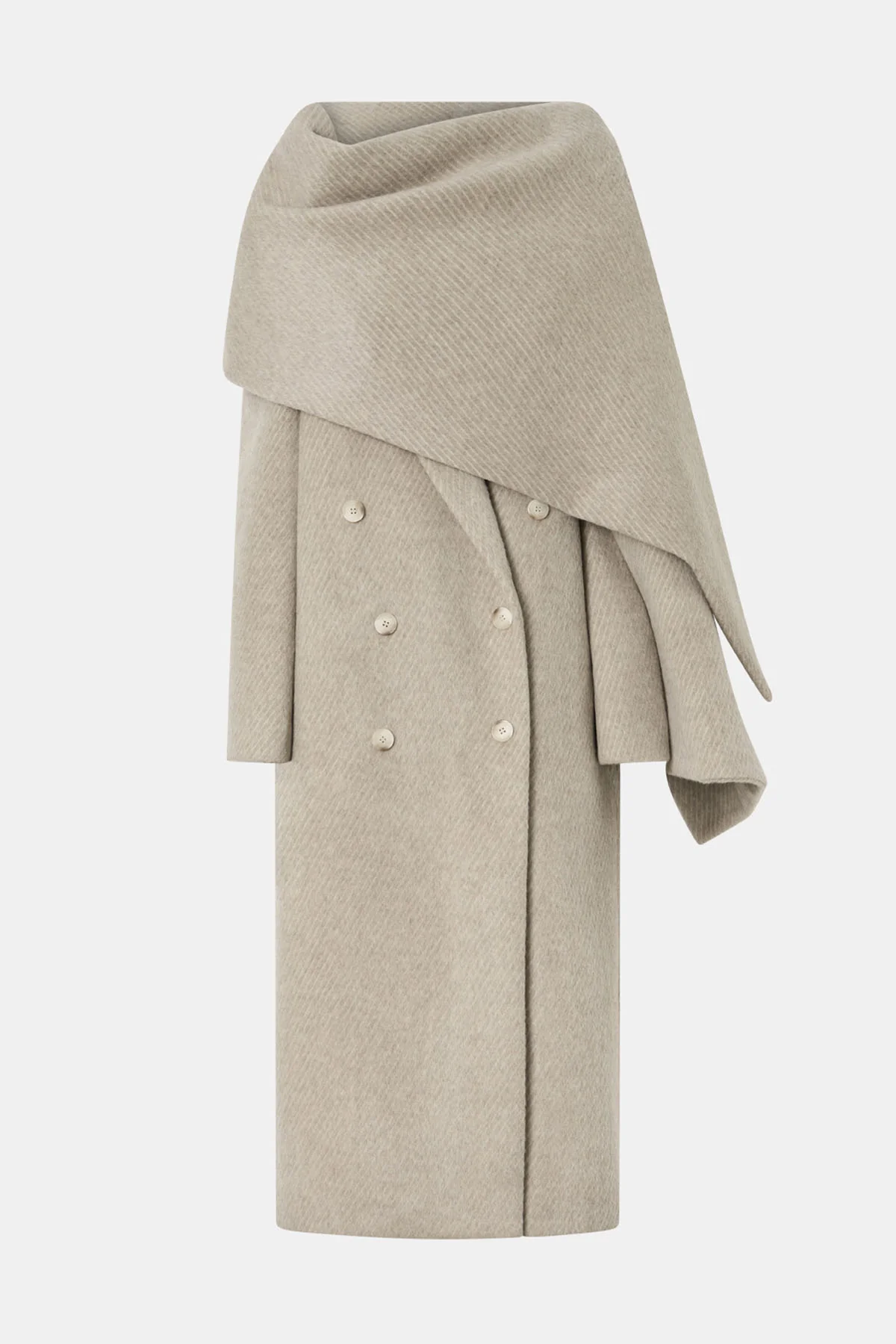 Ciro Coat With Scarf - Image 11