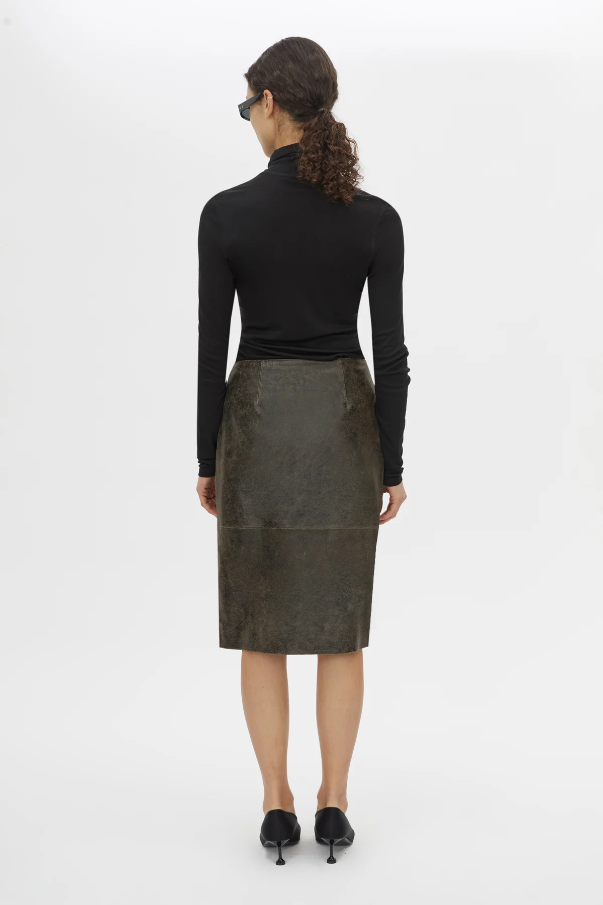 Dawn Leather Skirt - Image 7