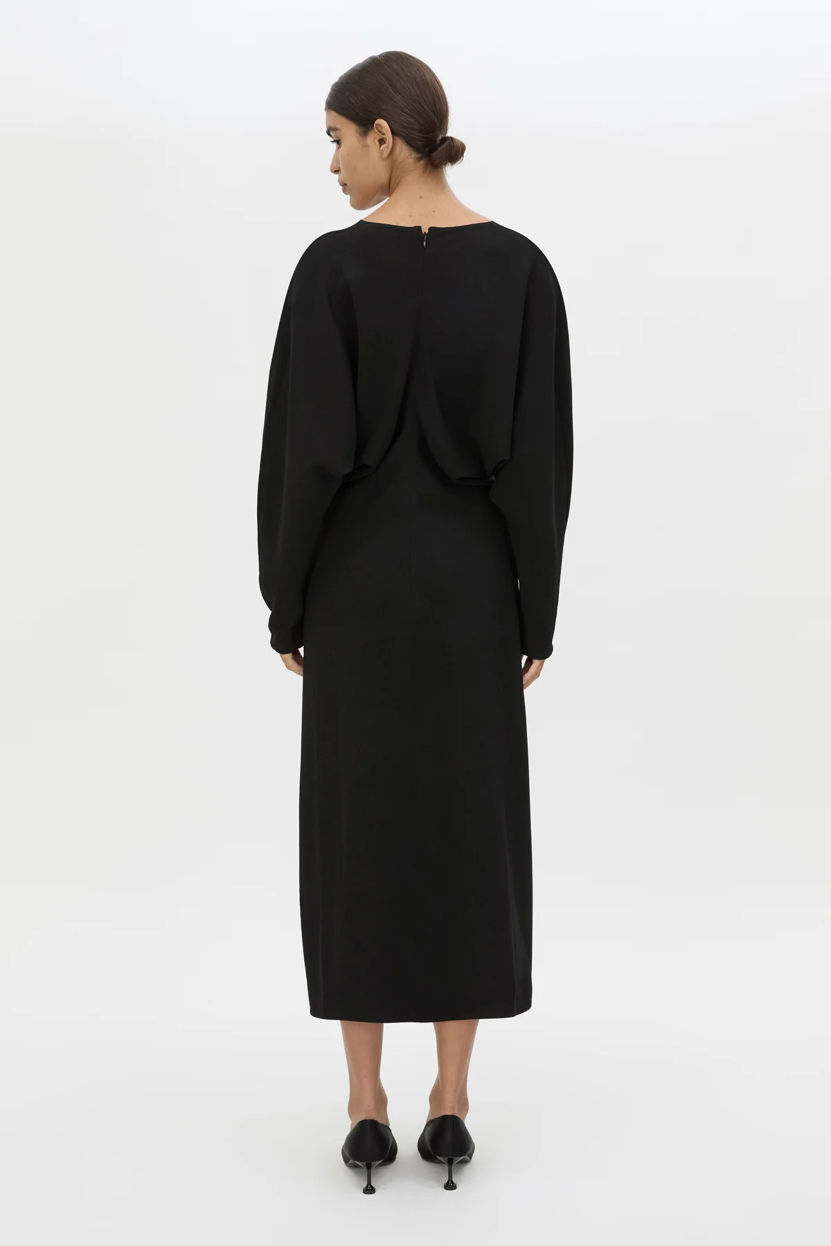 Dune Draped Waist Midi Dress - Image 5