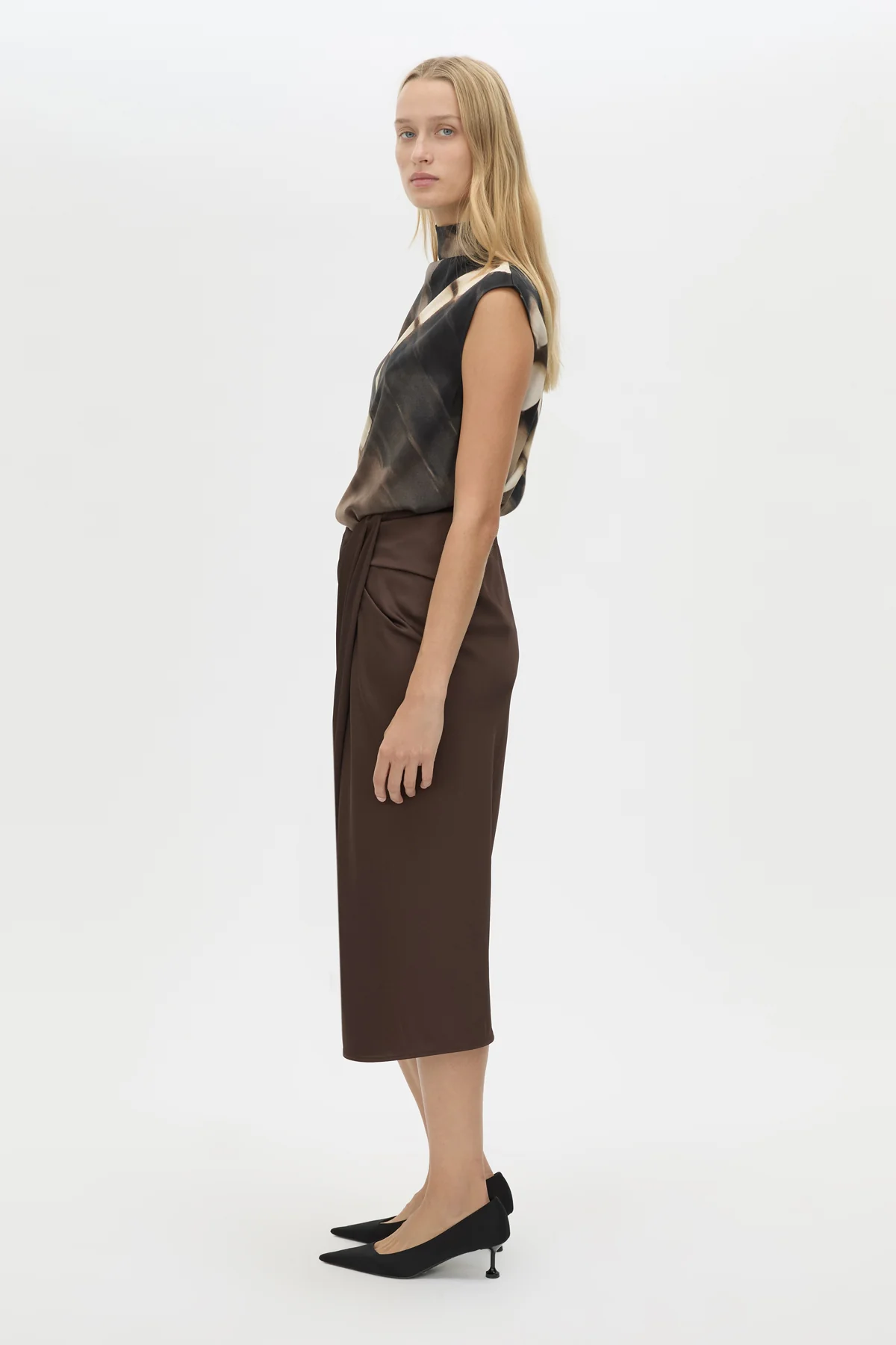 Elowyn Wrap Midi Skirt - Image 5