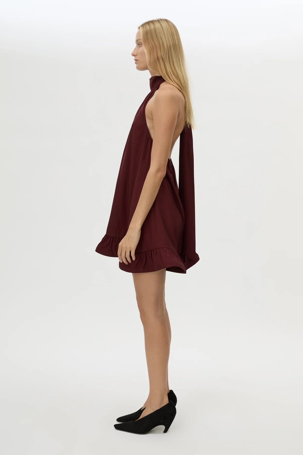 Elsen Halter Mini Dress - Image 4