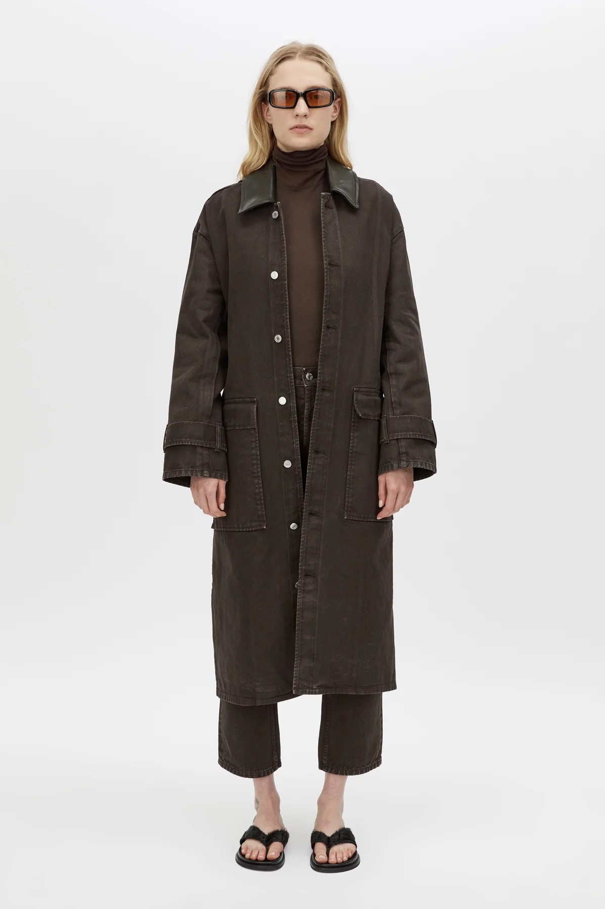 Enzo Denim Coat - Image 3