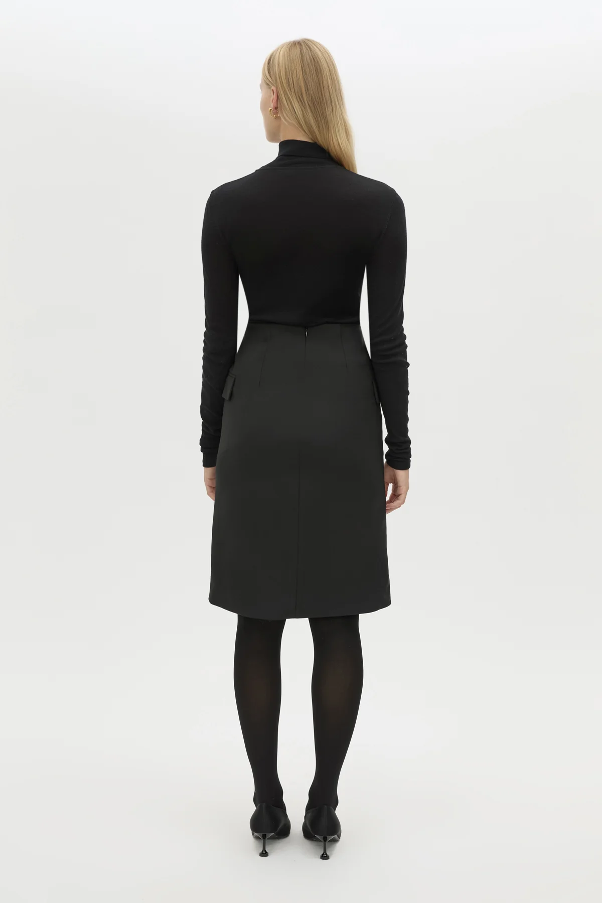 Floret Tailored Midi Skirt - Image 5