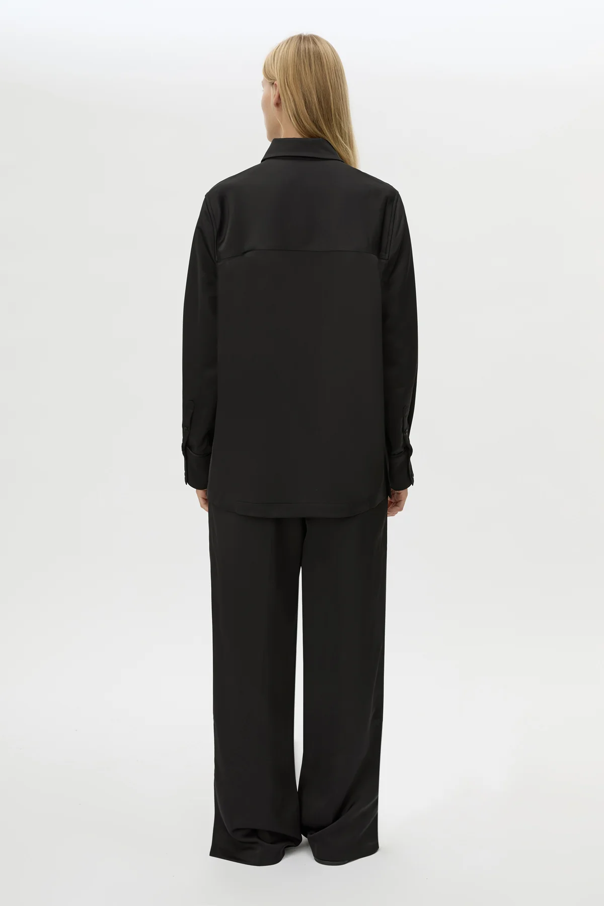 Ground Satin Long Sleeve Shirt - Image 4