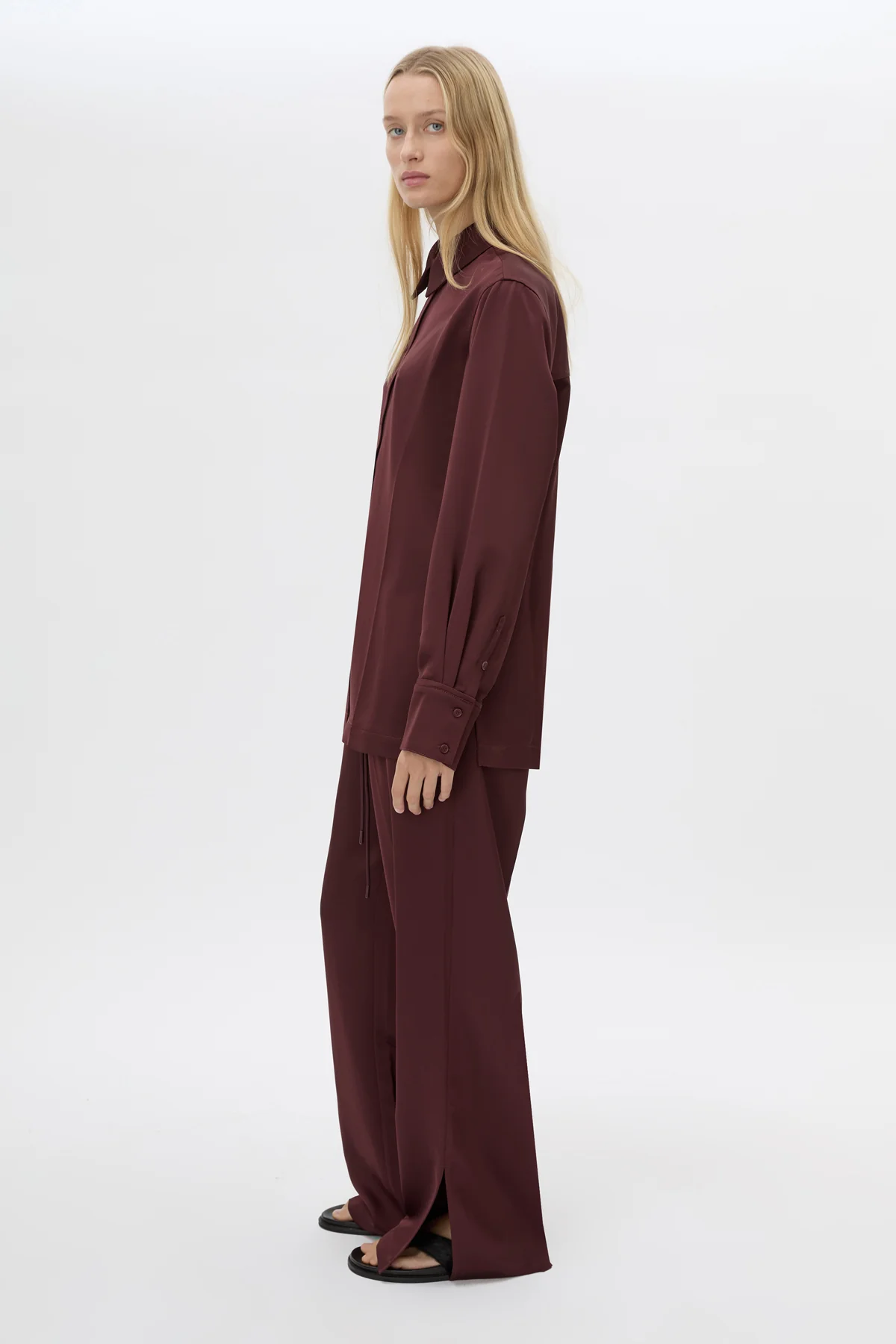 Ground Satin Long Sleeve Shirt - Image 4