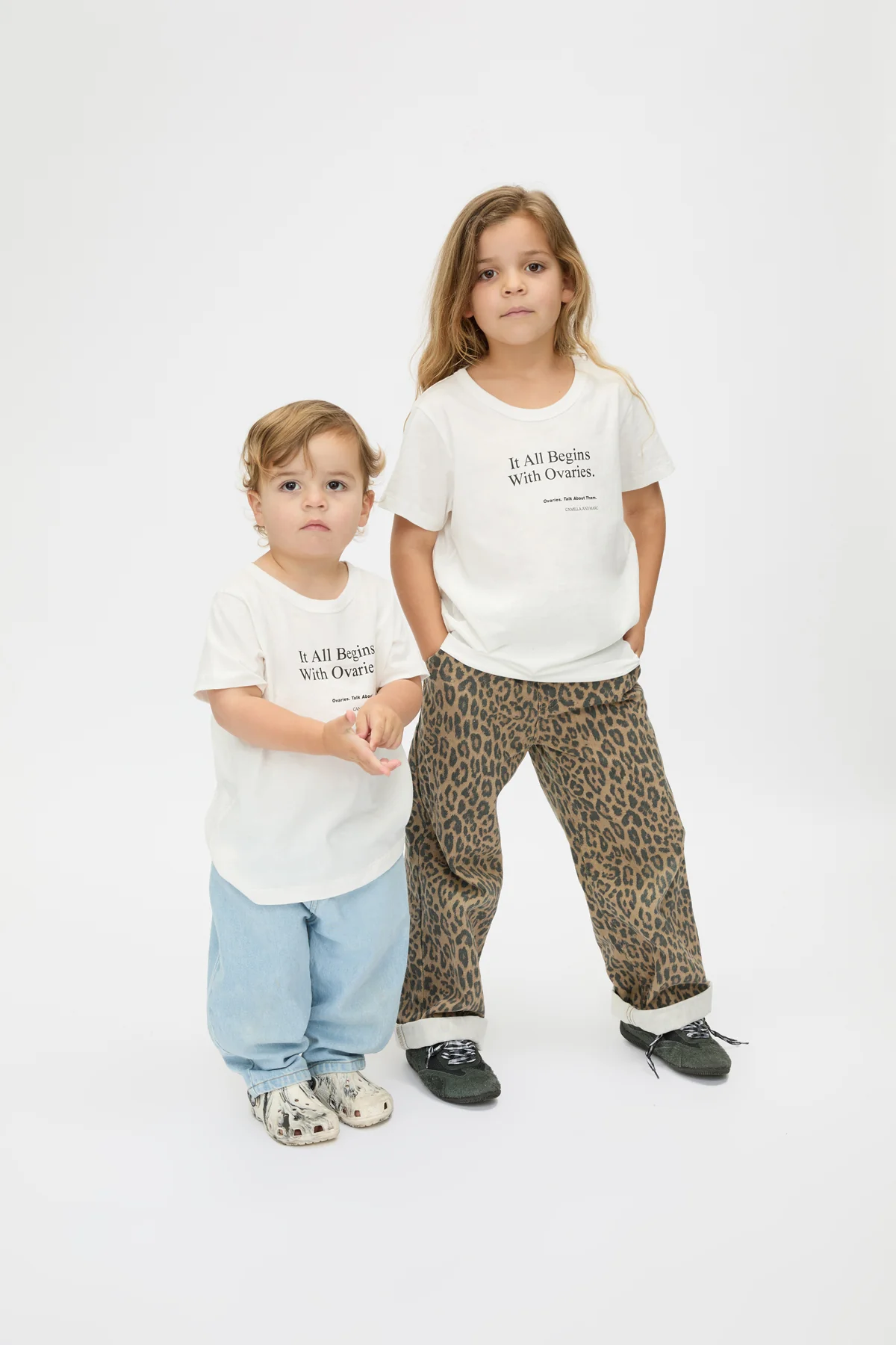 It All Begins With Ovaries Kids Tee - Image 6