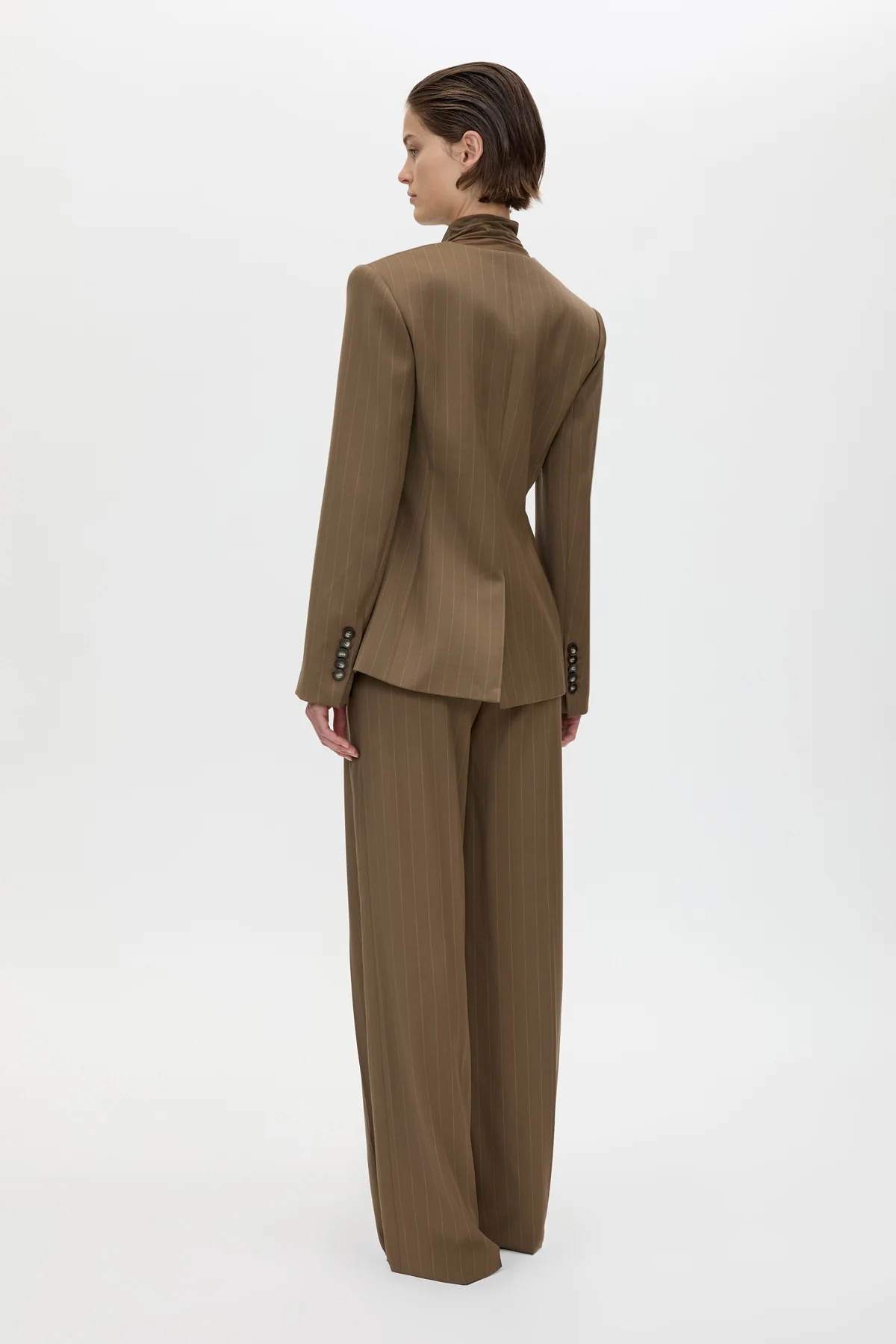 Maxim Fitted Collarless Blazer - Image 5