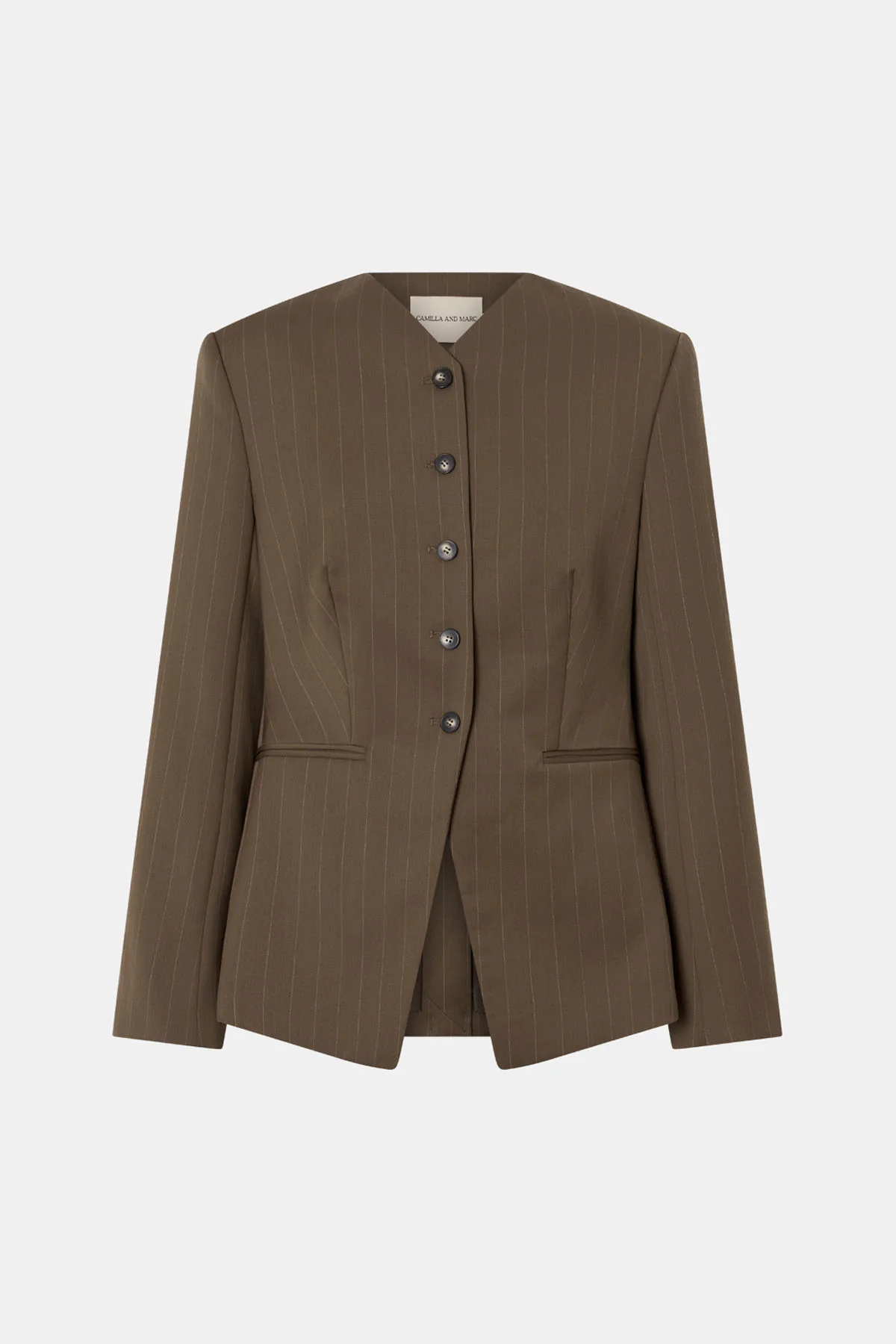 Maxim Fitted Collarless Blazer - Image 6