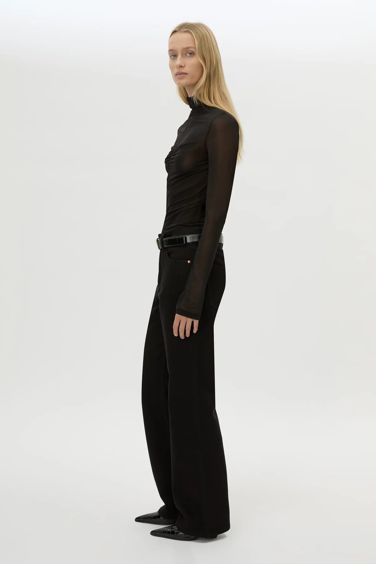 Novel Long Sleeve Stocking Top - Image 4