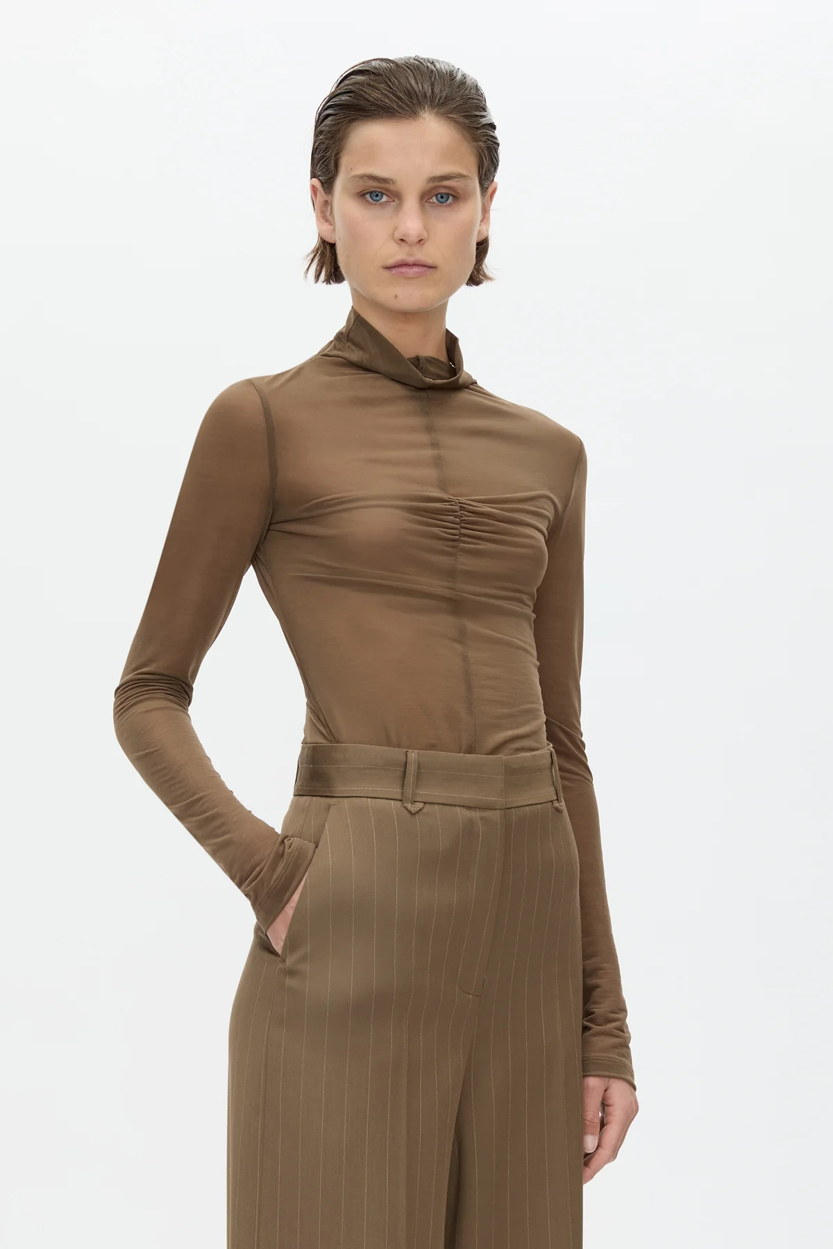 Novel Long Sleeve Stocking Top - Image 2