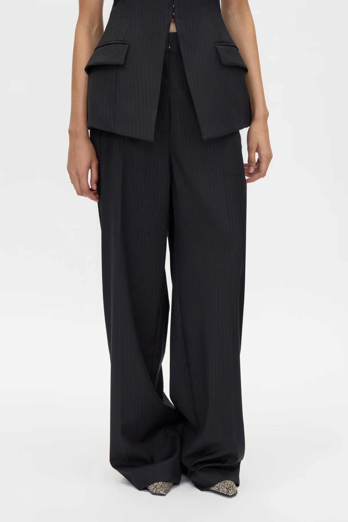 Orban Mid Rise Wide Leg Pant - Image 2