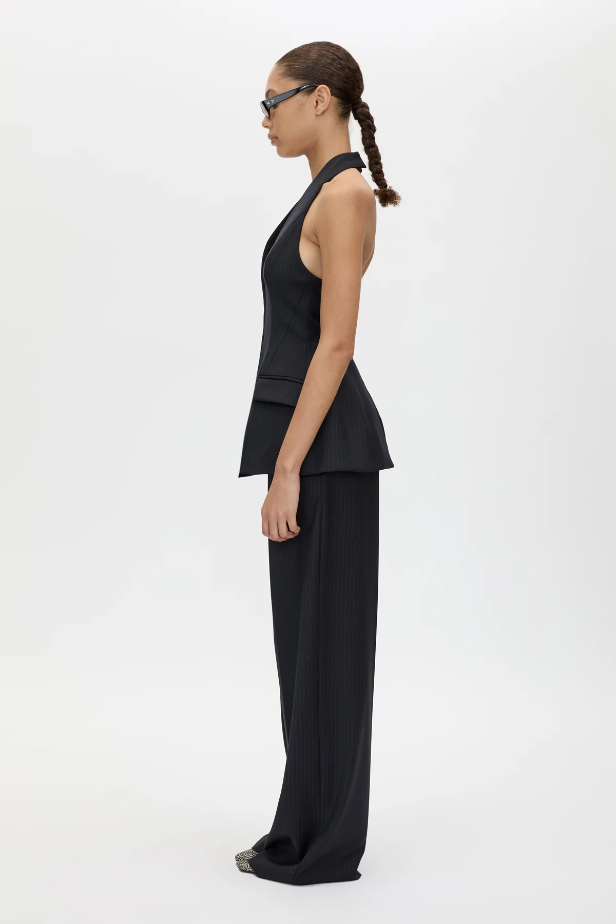 Orban Mid Rise Wide Leg Pant - Image 5