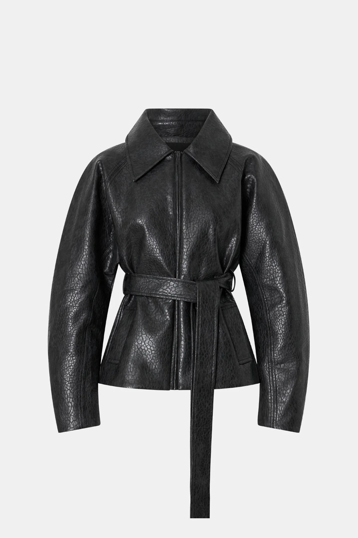 Oreno Croc Belted Jacket - Image 9