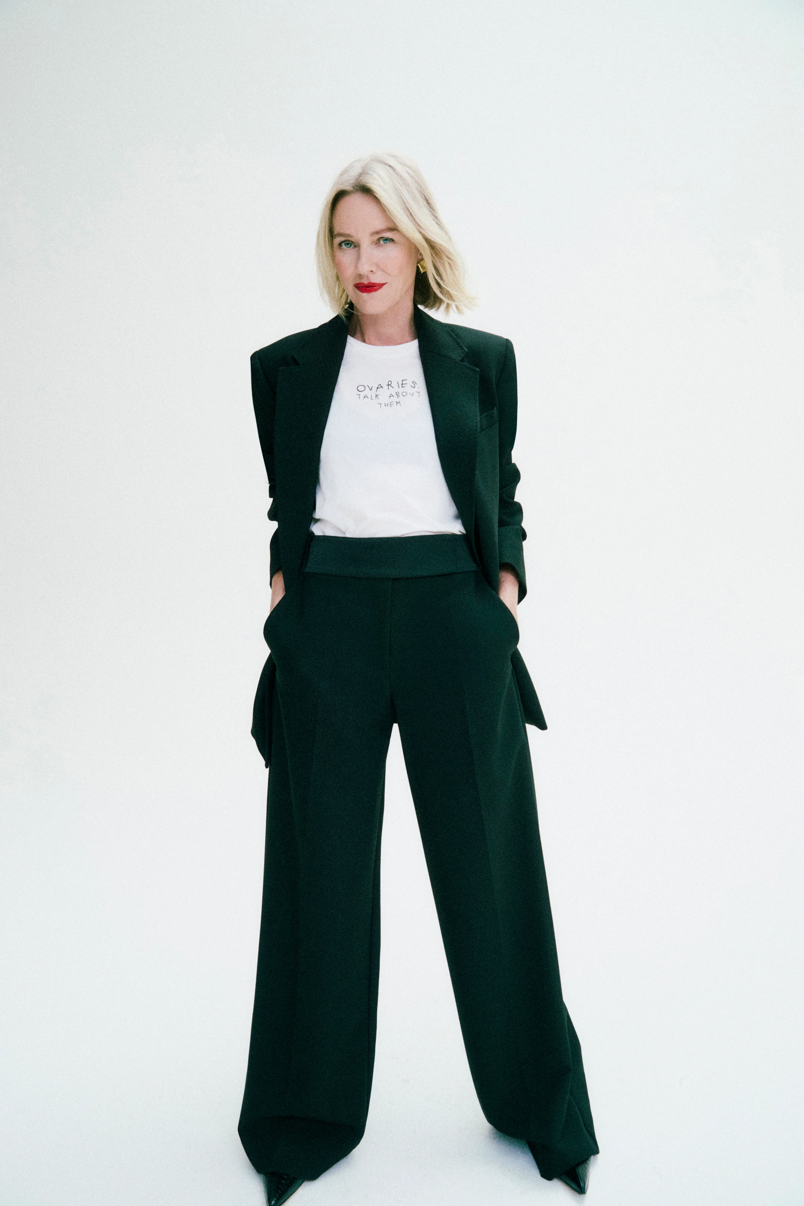 Ovarian Cancer Slim Tee - Image 4