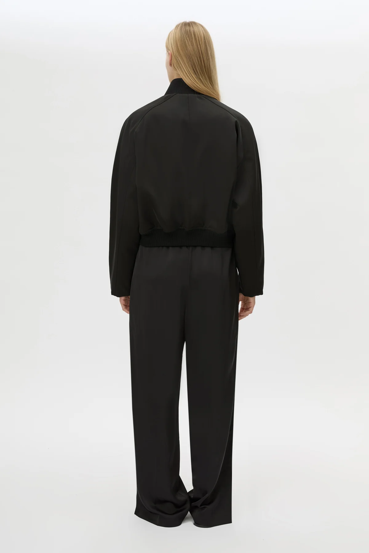 Tamar Satin Bomber Jacket - Image 6