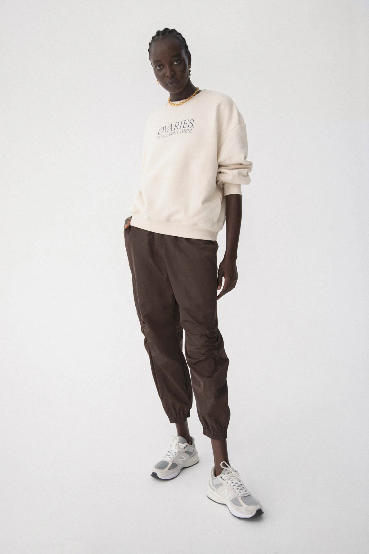 Unisex Ovarian Cancer Crew - Image 4