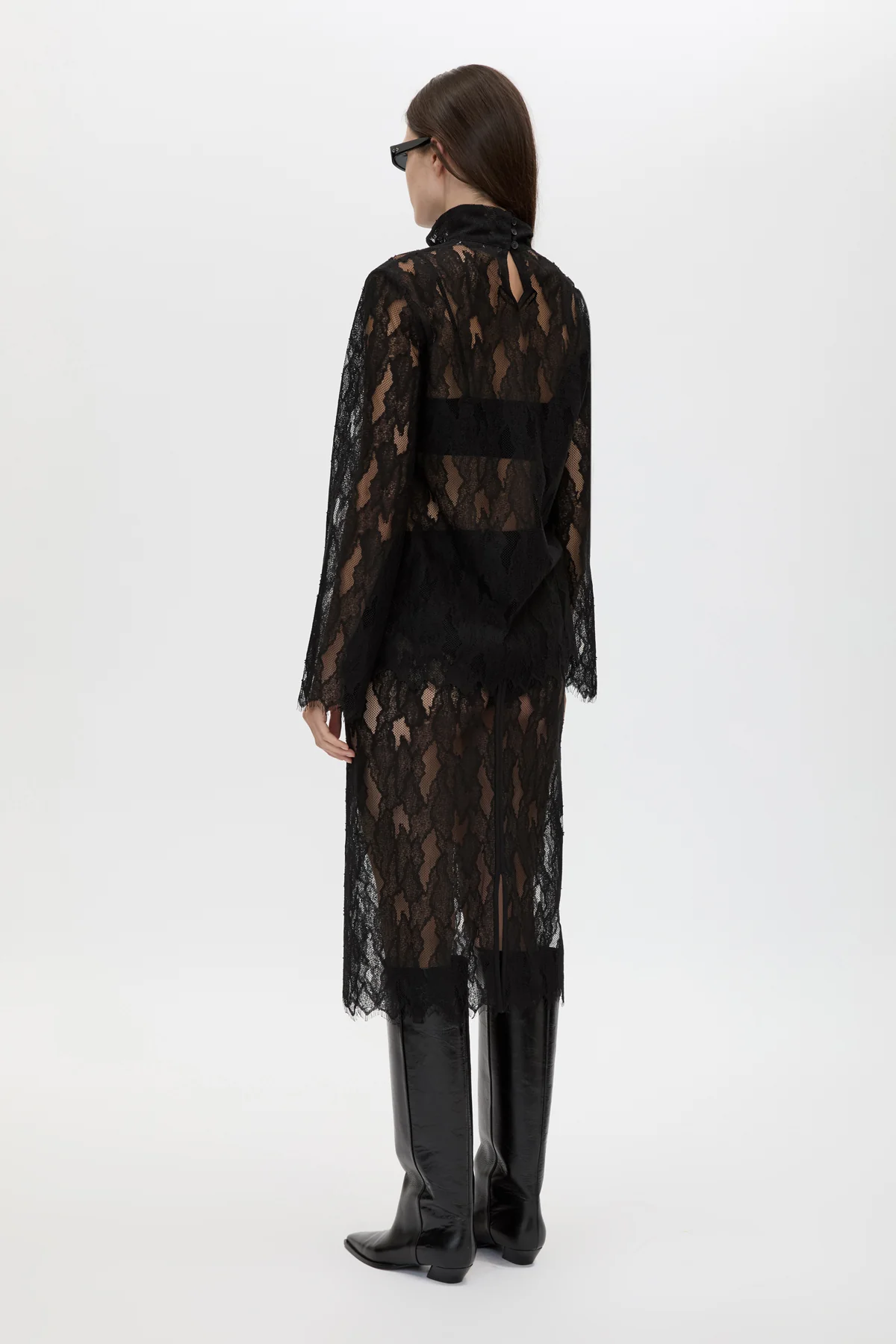 Zemira Lace Midi Skirt - Image 3