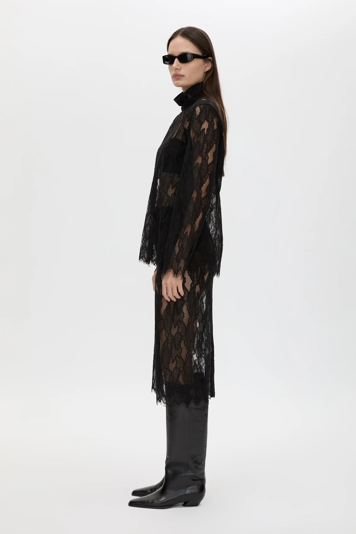 Zemira Lace Midi Skirt - Image 4