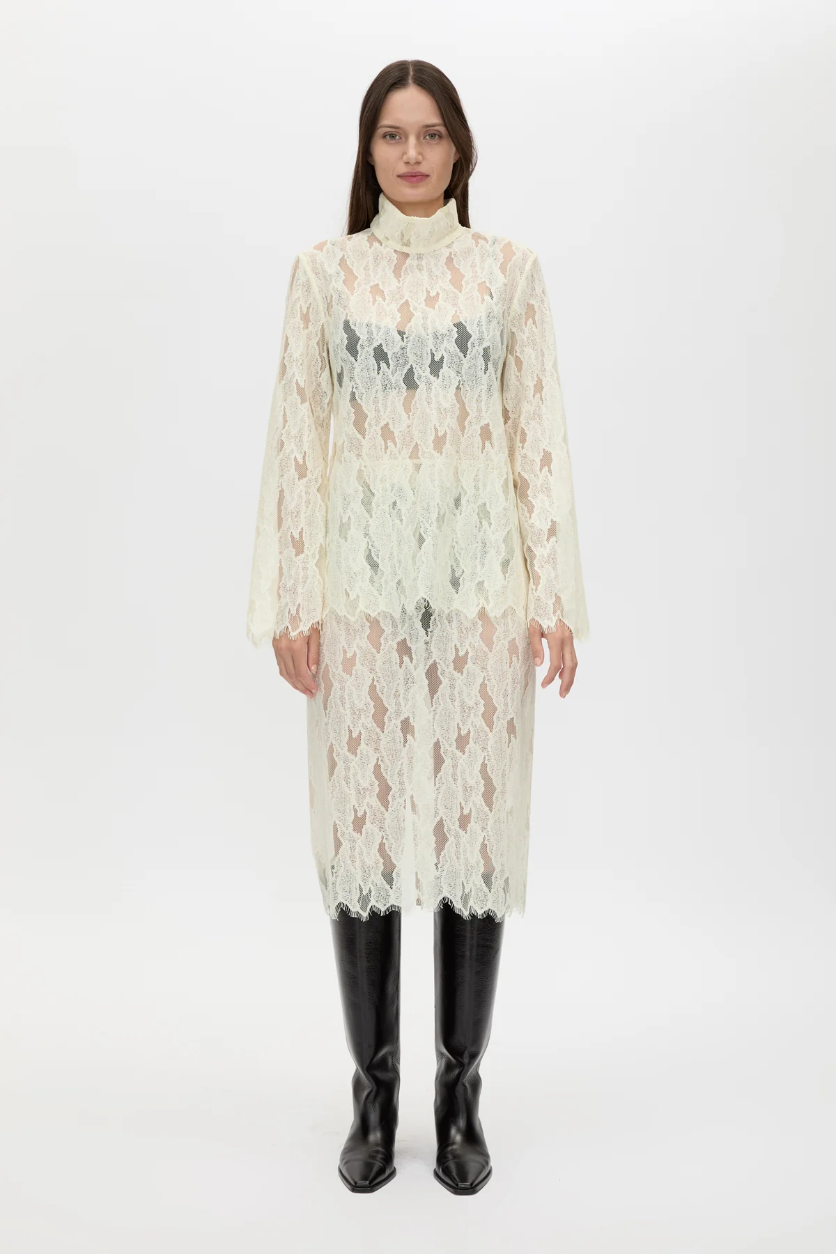 Zemira Lace Midi Skirt - Image 3