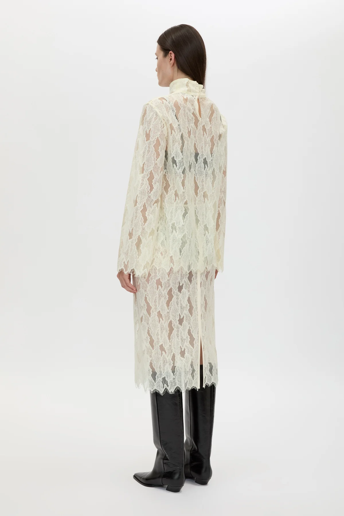 Zemira Lace Midi Skirt - Image 5